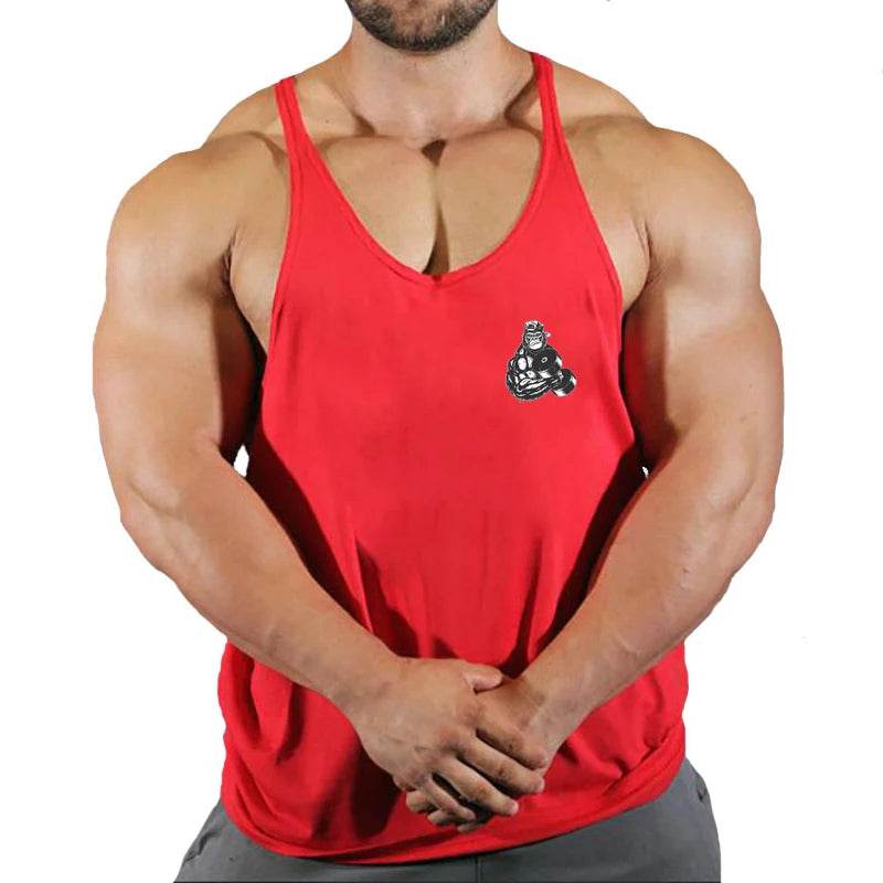 Men's Casual Gym Tank Top - Sleeveless Fitness Vest for All Seasons - Buy Center US