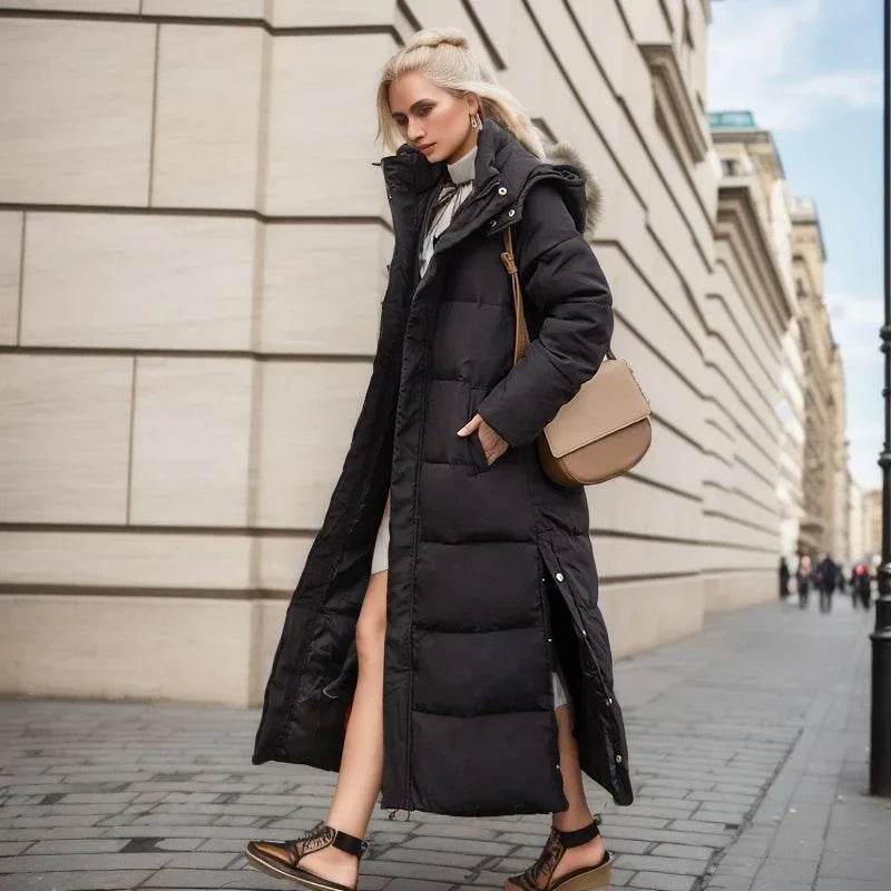 2024 Winter Women’s Hooded Parka Coat - Thick Slim-Fit Style - Buy Center US