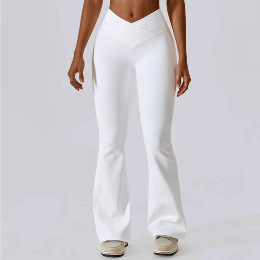 SWELTERING High Waist Flare Leggings - Women's Yoga & Gym Pants - Buy Center US