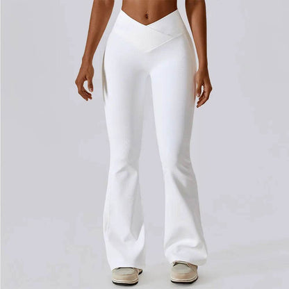 SWELTERING High Waist Flare Leggings - Women's Yoga & Gym Pants - Buy Center US