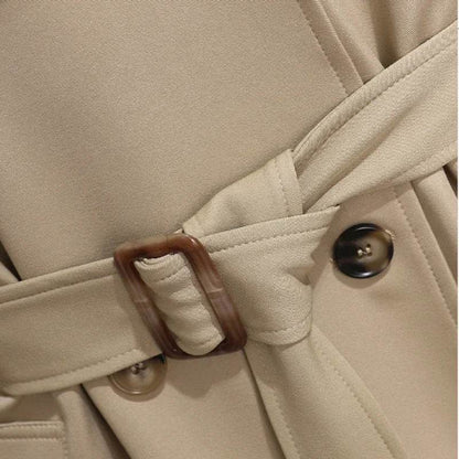 YIHERMIC Women’s Double Breasted Trench Coat - Stylish Autumn Jacket - Buy Center US