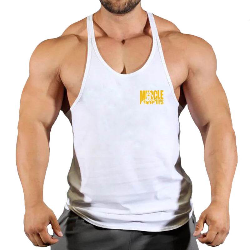 Muscle Guys Cotton Gym Tank Tops - Men's Sleeveless Bodybuilding Undershirt - Buy Center US