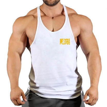 Muscle Guys Cotton Gym Tank Tops - Men's Sleeveless Bodybuilding Undershirt - Buy Center US