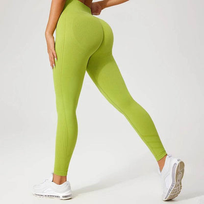 High-Waisted Seamless Yoga Pants - Peach Butt Lift Fit for Women - Buy Center US