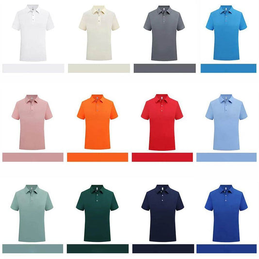Classic Black Polo T-Shirt for Men - Casual & Breathable Summer Wear - Buy Center US