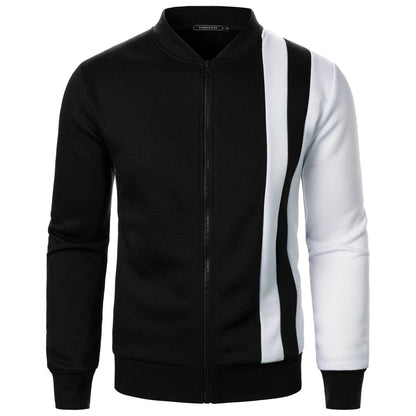 Casual Long Sleeve Zipper Gym Blazer - Men's Spring & Fall Jacket - Buy Center US