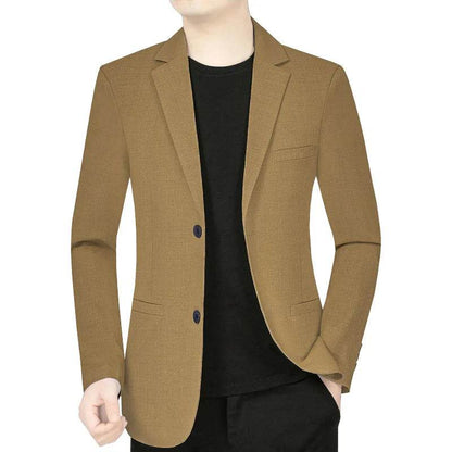 New Summer Men's Slim Blazer Jacket - Casual Business Suit for All Occasions - Buy Center US