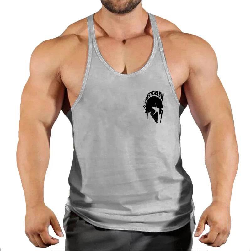 Men’s Gym Stringer Tank Top - Comfortable Cotton Workout Vest - Buy Center US