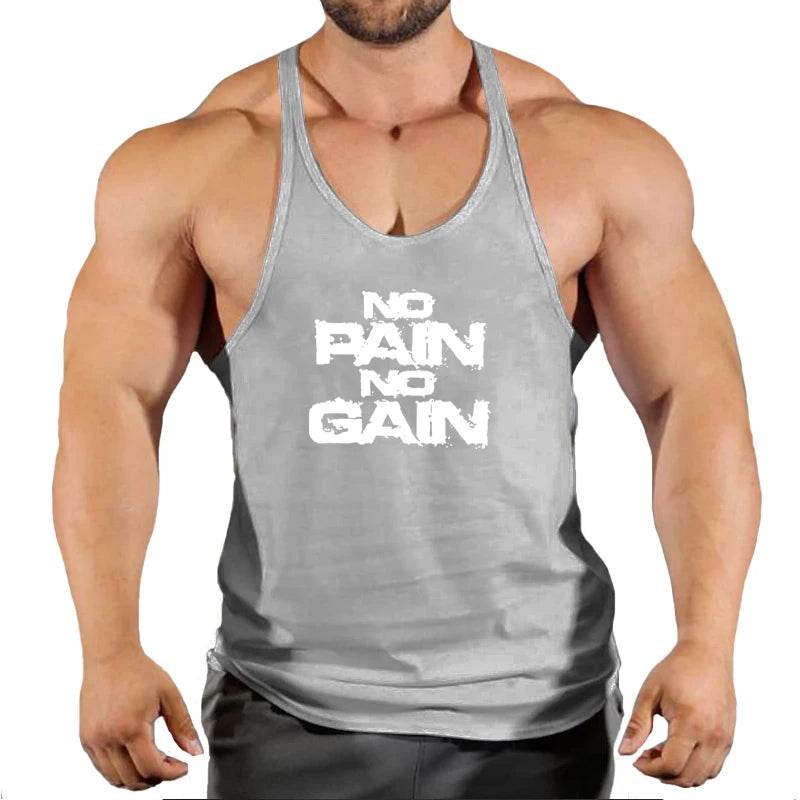 Men's Cotton Gym Running Tank Top - Casual Sleeveless Fitness Shirt - Buy Center US