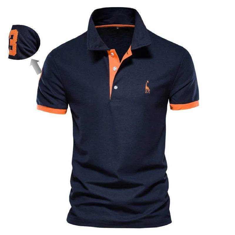 AIOPESON Men's Slim Fit Polo Shirt - Casual Solid Color for Summer - Buy Center US