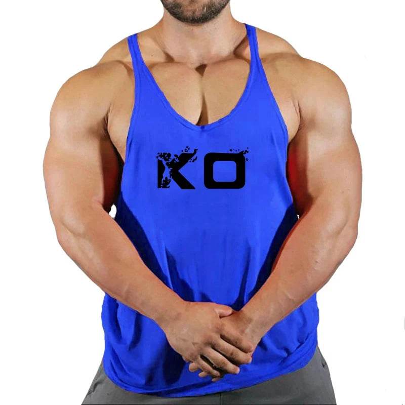 Men's Fitness Stringer Singlet Gym Shirt - V-Neck Sportswear Tank Top - Buy Center US
