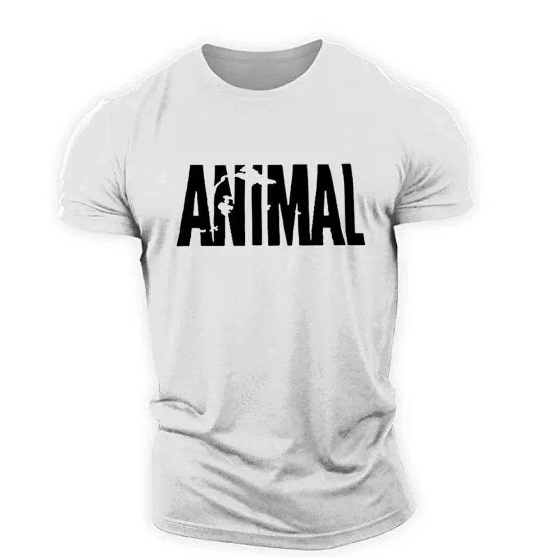 Animal Letter Graphic T-Shirt for Men and Women - Casual Oversized Style - Buy Center US