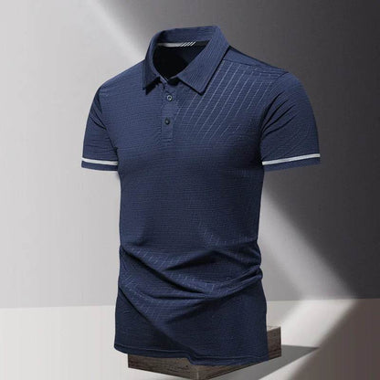 LANE JT Summer Polo Shirt - Fashionable Ice Silk Quick Dry, Short Sleeves - Buy Center US