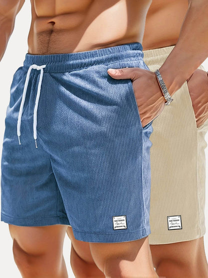 Men's Summer Casual Shorts - Comfortable Elastic Waist, Breathable Design - Buy Center US