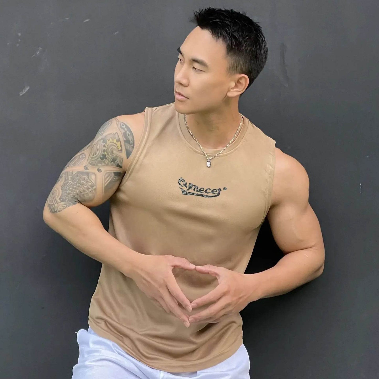 RUASPV Men's Summer Gym Vest - Sleeveless Quick-Drying Fitness Tank Top - Buy Center US