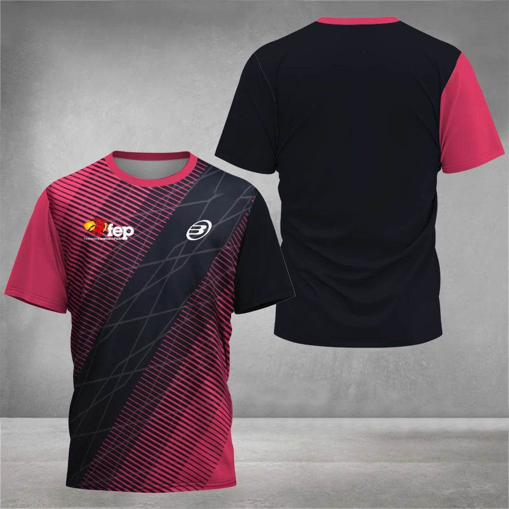 Cool Padel Men's Breathable Quick Dry Summer Tee - Casual & Lightweight - Buy Center US