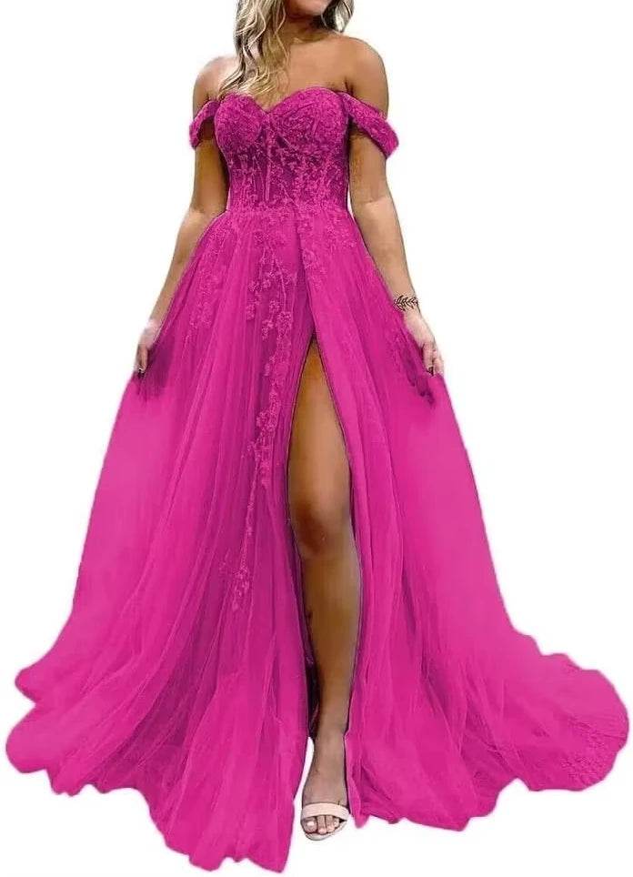 NIXUANYUAN Women's Evening Gala Dress - Sweetheart Lace A-Line Gown - Buy Center US