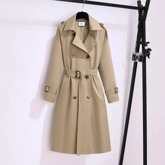 YIHERMIC Women’s Double Breasted Trench Coat - Stylish Autumn Jacket - Buy Center US