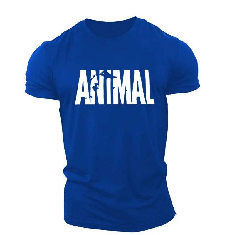 Animal Letter Graphic T-Shirt for Men and Women - Casual Oversized Style - Buy Center US