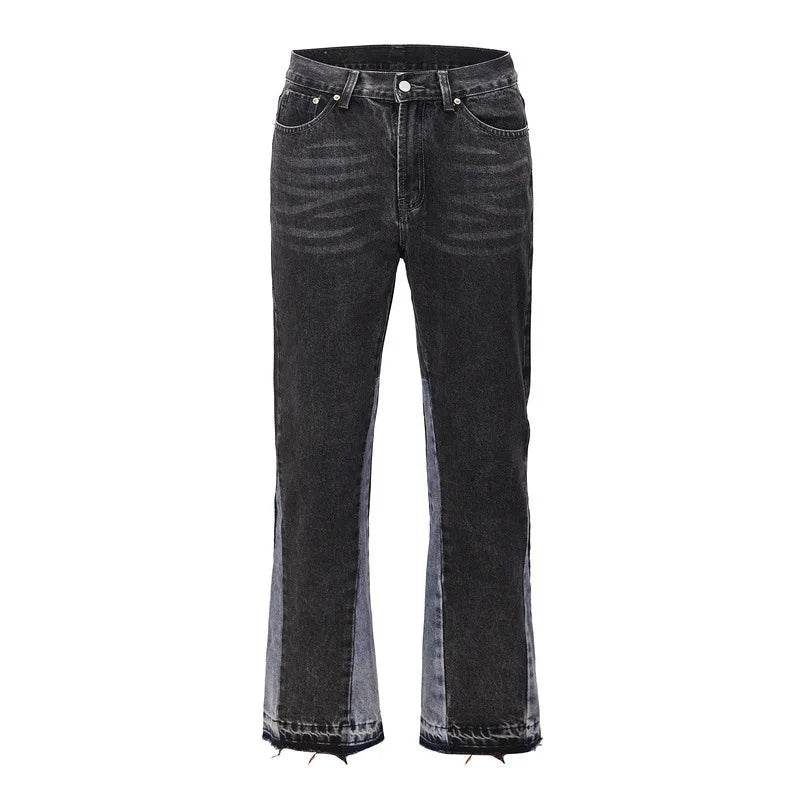 MLSJSHIQI High Street Loose Micro Flared Jeans for Men - Casual Spring Style - Buy Center US