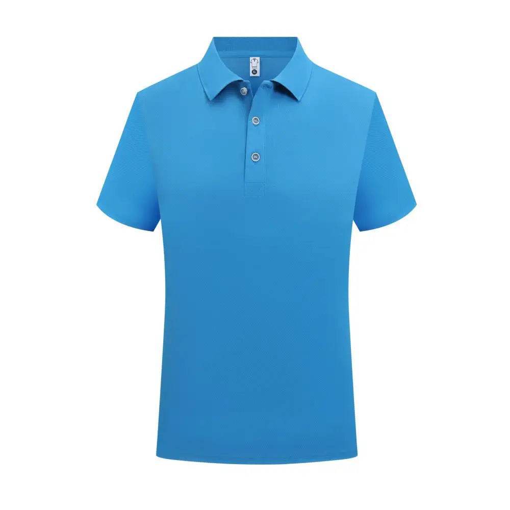 Classic Black Polo T-Shirt for Men - Casual & Breathable Summer Wear - Buy Center US