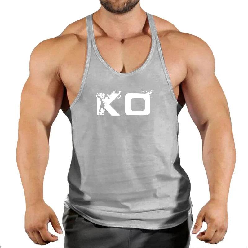 Men's Fitness Stringer Singlet Gym Shirt - V-Neck Sportswear Tank Top - Buy Center US