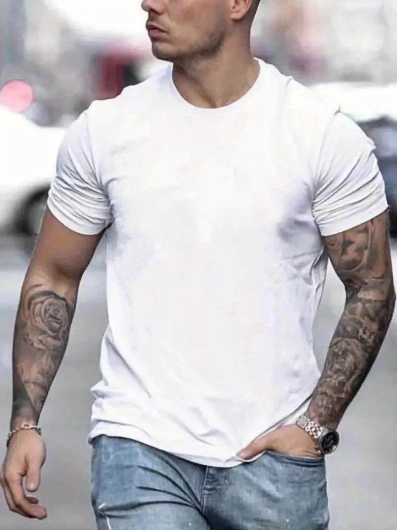 Jesus Print T-Shirt for Men - Casual Short Sleeve, Breathable & Quick Dry - Buy Center US