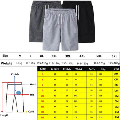 Men's Solid Drawstring Beach Shorts - Casual Lightweight Summer Trousers - Buy Center US