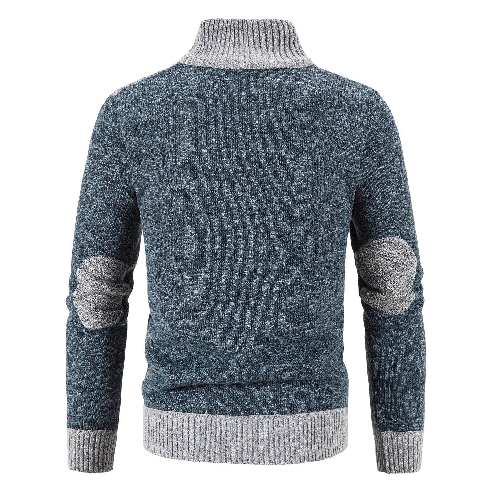 ENWEIGE Men's Fleece Sweater Coat - Warm Knit Zip Windbreaker Jacket - Buy Center US