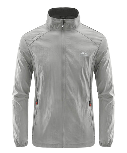 Men's Summer Sun Protection Jacket - Breathable, Water Resistant, Casual - Buy Center US