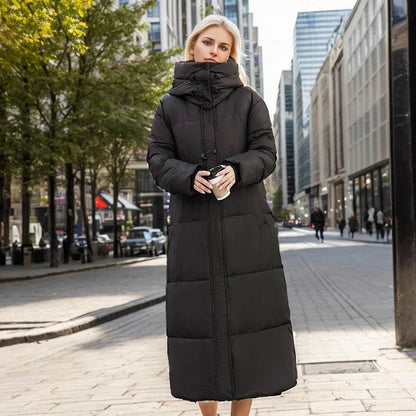 2025 Winter Long Down Cotton Jacket - Oversized & Warm Women's Coat - Buy Center US