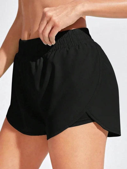 Women's Yoga Shorts - Elastic Fitness Workout Leggings for Gym - Buy Center US