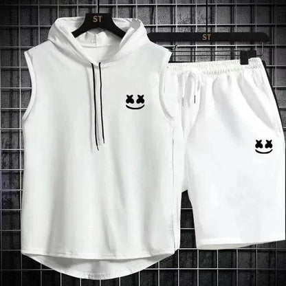 Summer Men's Two Piece Set - Casual T-Shirt & Shorts Tracksuit - Buy Center US