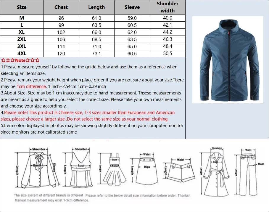 2024 Men's Waterproof Sports Jacket - Breathable UV Protection for Summer - Buy Center US