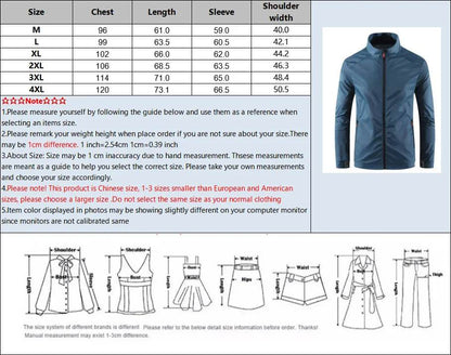 2024 Men's Waterproof Sports Jacket - Breathable UV Protection for Summer - Buy Center US
