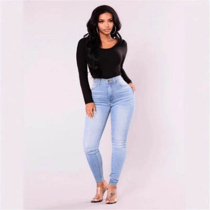 Liva Girl Women’s High Waist Skinny Jeans - Stretch & Slim Fit - Buy Center US