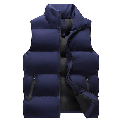 Men’s Winter Vest – Windproof Sleeveless Jacket with Thick Padding - Buy Center US