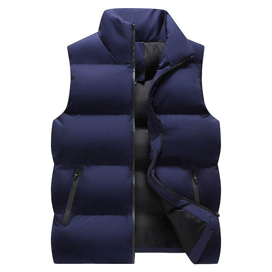 Men’s Winter Vest – Windproof Sleeveless Jacket with Thick Padding - Buy Center US
