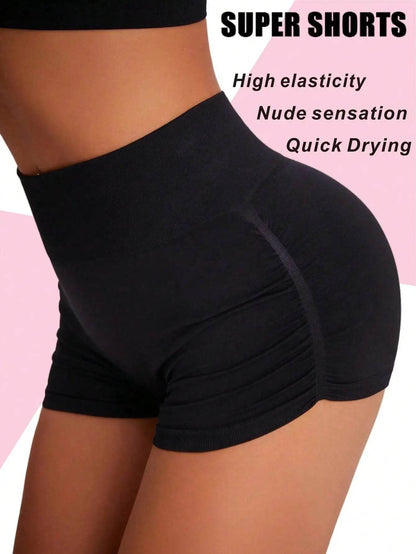 Women’s Seamless Scrunch Butt Gym Shorts - Perfect for Yoga - Buy Center US