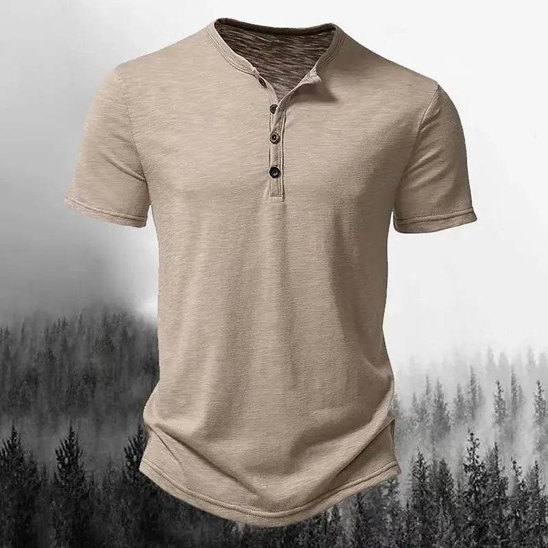 2024 Summer Men's Casual Polo T-Shirt - Short-Sleeve, Quick Dry Cotton - Buy Center US