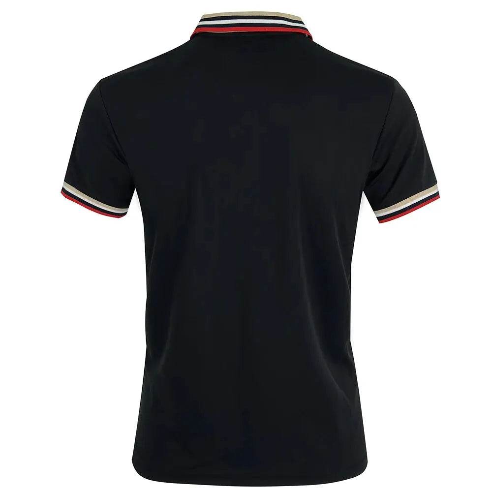 Men’s Casual Polo Shirt - Breathable Cotton, Short Sleeve, Solid Color - Buy Center US