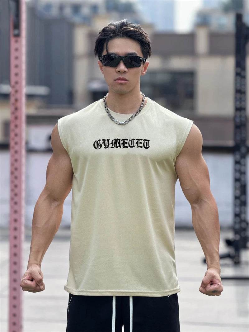 2024 Men's Fitness Tank Top - Casual Sleeveless Shirt for Summer Workouts - Buy Center US