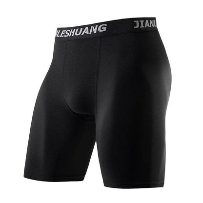 Men's Long Cycling Boxer Shorts - Comfortable Fitness Underwear for Training - Buy Center US