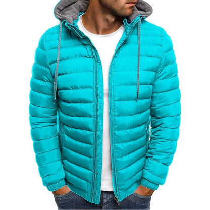RickRack Men's Hooded Parka Jacket - Warm, Casual, Plus Size in S-3XL - Buy Center US