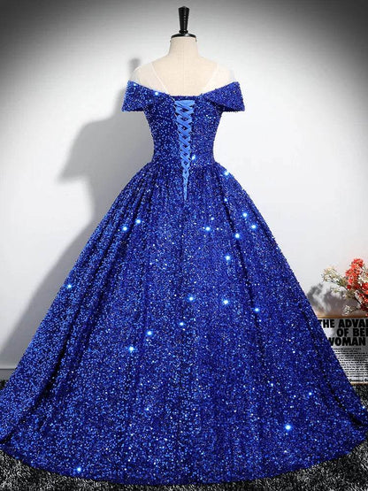 GUXQD Customized Ball Gown Quinceanera Dress - Sequins & V-Neck - Buy Center US