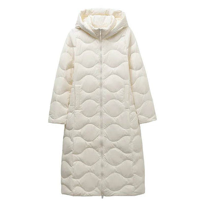Women’s Lightweight Hooded Down Jacket - Stylish & Warm for Winter - Buy Center US