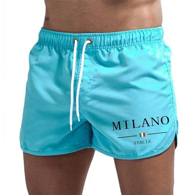 Milan Men's High-Quality Beach Board Shorts - Casual Summer Sports Wear - Buy Center US
