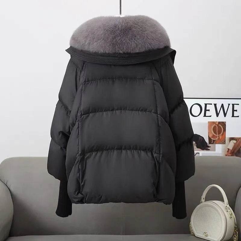Women's Down Cotton-padded Jacket - Korean Style, Thick, Casual Wear - Buy Center US