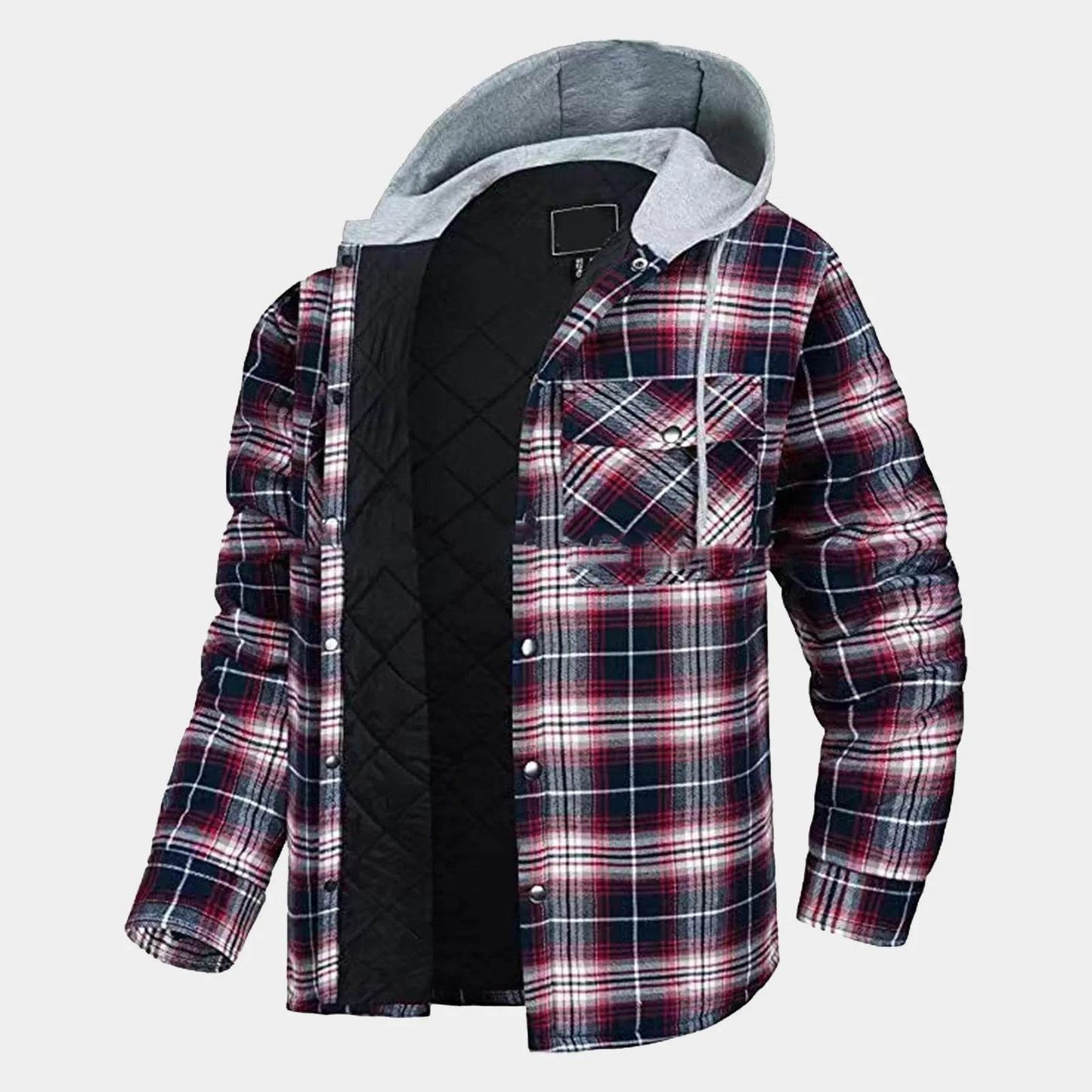 Men's Thickened Cotton Jacket - Casual Autumn Winter Hooded Coat - Buy Center US