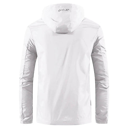 Men's Lightweight Casual Jacket - Spring Fall Hooded Raincoat - Buy Center US